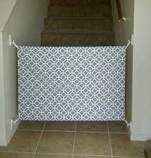Custom Fabric Gate Diy Baby Gate Baby Decor Diy Baby Gate For Stairs