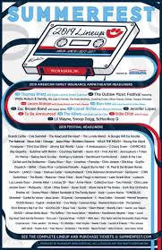 The 52nd Annual Summerfest 2019 Lineup And Ticket Info