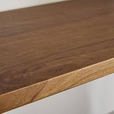 Store pots, pans and utensils effortlessly with floating shelves, ideal for kitchen areas where the walls can provide additional storage for minimal cost. L Beam 2 Tier Industrial Wood Metal Wall Shelf West Elm United Kingdom