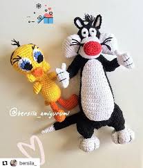 Amigurumi Crochet Cat Sylvester Pattern Yapilisi Krose Kedi Amigurumi