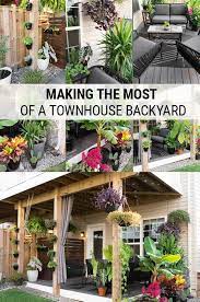 When we started looking at small patio ideas, we had no clue that we could turn our boring back yard into a place where we'd want to sit for meals, entertain our friends, and just relax. Small Townhouse Patio Ideas And My Gorgeous Tiny Backyard Small Patio Garden Small Outdoor Patios Small Patio Design