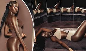Jodie Turner-Smith highlights her post-baby body to celebrate the one-year  anniversary of Skims | Daily Mail Online