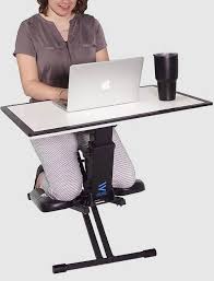 Specifically, ergonomic kneeling chairs are designed to maintain the natural curve on your lower back, thus allowing you to avoid back and neck pain by removing pressure on those areas. The Edge Desk Ergonomic Kneeling Chair Desk Vurni