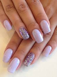 Purple nail art / elegant pastel nails for winter 2020: Pastel Purple Acrylic Nails Short Nail And Manicure Trends
