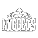Denver nuggets logo coloring pages template. Denver Nuggets Logo Coloring Page Free Coloring Library