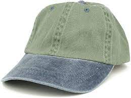 Armycrew Low Profile Blank Two Tone Washed Pigment Dyed Cotton Dad Cap Armycrew Com
