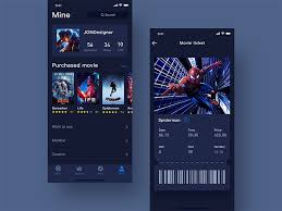 Movie App Mobile App Design Inspiration Ios App Design Movie App