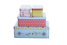 סט קופסת אחסון מפח Sofi Overbeck עיצוב לבית Decorative Boxes Decor Home Decor