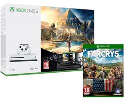 Xbox One S 1tb Far Cry 5 Xbox One S 1 Tb Med Far Cry 5 Assassin S Creed Origins Och Rainbow Six Siege