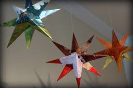 The neat thing about make a cute inflatable origami twinkle star! Paper Stars How To Make Hanging Stars Decorations Everyday Reading