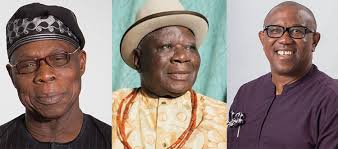 Obasanjo, Edwin Clarke and Peter Obi