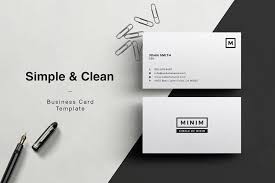 Just download one, open it in microsoft word, and customize it before printing. 17 Clean Business Card Templates Word Psd Word Examples