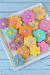 Round Flower Sugar Cookies