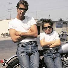 A page for describing awesome: Fonzie And His Cousin Spike 1974 Happy Days Tv Show The Fonz Tv Shows