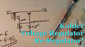 Kohler Voltage Regulator Re Regulator Youtube