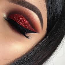 Red Black And Blue Eyeshadow Looks 1 660 Likes 186 Comments Aroni Hossain Aroni Hossain On Instagram Follow Aroni Hossain Red Eyeshadow Makeup Red Eyeshadow Red Makeup