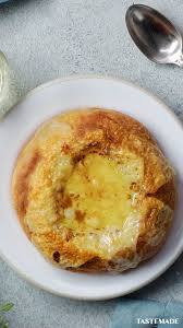 French Onion Soup Bread Bowl Video Recipe Video French Onion Soup Food Recipies Recipes