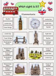 Klammerkarten Zum Englischthema Sights Of London Mit Diesen Vier Klammerkarten Lasst Sich Das Erkennen U Englisch Grundschule Englisch Englisch Lernen Kinder