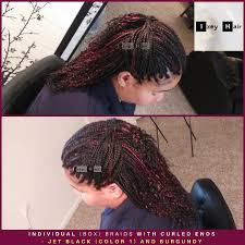 The braids are arranged and held into place with a bandana to create the illusion of bangs. 25 Colorful Individual Box Braid Photos 2017 2018