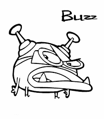 Printable colouring pages for kids. Buzz Speak Quietly In Cyberchase Coloring Page Coloring Sun Coloring Pages Coloring Pages For Kids Online Coloring