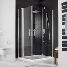 Verschiedene profilarten für die duschabtrennung 90x75 cm sind möglich, alu silber matt, hochglanz, weiß und viele sanitärfarben. Hsk Favorit Nova Dusche Mit Eckeinstieg Hsk 126012 Badshop De