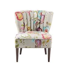 Amazon Com Madison Park Korey Accent Chairs Hardwood Birch Wood Fabric Living Room Chairs Khaki Purple Blue Accent Chairs For Sale Chair Green Chair