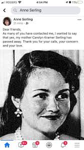 Condolences to Jody, Tom, Barb, and Karen.