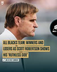 🗣 "Robertson has shown his ruthless side by jettisoning the back-rower  from the squad altogether." #SCOvNZL