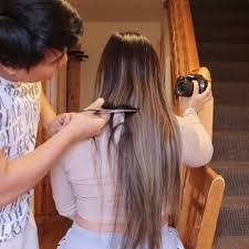 You can do it little by little. Ultimate Boyfriend Cuts Girlfriend S Long Hair Short Facebook