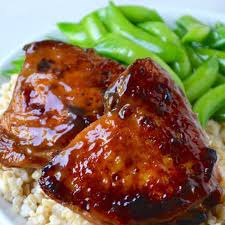 Honey Balsamic Baked Chicken Thighs Recipe Main Dishes With Balsamic Vinegar Low Sodium So Chicken Thigh Recipes Baked Chicken Thights Recipes Chicken Recipes