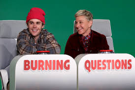 Justice the album out now @drewhouse justinbieber.lnk.to/justicetcd. Justin Bieber Plays Burning Questions On Tuesday S Ellen Degeneres Show Watch Now