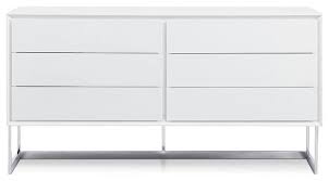 Elegant white lacquer & chrome appearance. Classic White High Gloss Storage Credenza 6 Drawers Contemporary Buffets And Sideboards By Office Furniture More Houzz