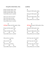 Every little once in a while. Https Ce Harpercollege Edu Srs Upload Lmu Music Back Porch Revue Chord Sheet Bring A Little Water Silvy Pdf