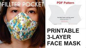 How to make an easy surgical face mask. Aranmade Face Mask Pdf Diy Face Mask Patterns Printable Wild Orchid Craft Her Original Pattern Has Too Many