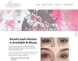 She is truly an artist!! Bryant W Graphic Design Portfolio Blume Salon Website Branding