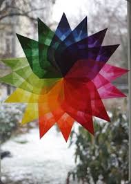 Fensterstern Nach Waldorf Waldorf Window Star Basteln Weihnachten Fenstersterne Basteln Weihnachtskunst