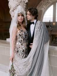 Ivy Getty Gets Married In Unique Broken Glass John Galliano Gown Peoplecom