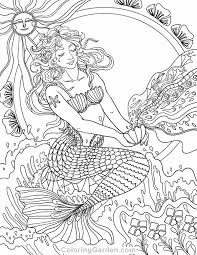 Coloring pages is an interesting activity which enhance competency of selecting paints and the art of painting. Mermaid Free Coloring Pages For Adults Novocom Top