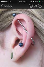 Conch And Industrial Source Reddit Conch Piercing Piercing Conch