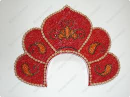 как сделать кокошник своими руками поэтапно из картона выкройки Kak Sdelat Koronu Ili Kokoshnik K Karnavalnomu Kostyumu Materinstvo Beremennost Rody Pitanie Vospitanie