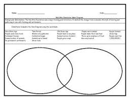 neolithic revolution venn diagram paleolithic age and