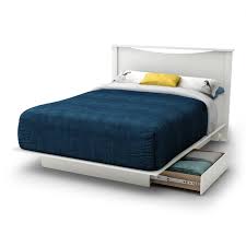 Please click on the link provided to view the. Queen Size Contemporary White Platform Bed With 2 Storage Drawers Fastfurnishings Com