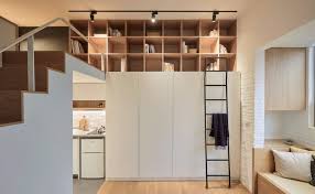 Renovation D Un Appartement De 22 M2 A Taipei Par A Little Design Journal Du Design Petit Appartement Rangement Petit Espace Plans Petits Appartement