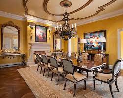 Dining room with yellow rug. How To Use Yellow To Shape A Refreshing Dining Room