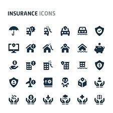 Insurance Icon Set Fillio Black Icon Series In 2020 Icon Set Icon Free Icon Set