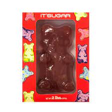 It Sugar 2lb Gummy Bear This Tasty Gummy Bear Is A Full 2 Lbs And It S Big Like Really Big Like As Big As Your Head Big Gummy Sweets Gummy Bears Gummy