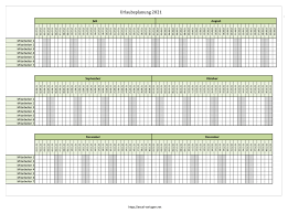 Kalender 2021 zum ausdrucken kostenlos. Urlaubsplaner 2021 Kostenlose Excelvorlage