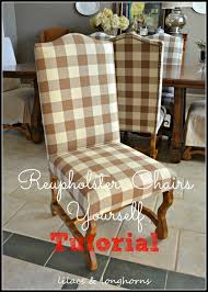 how to reupholster a dining chair