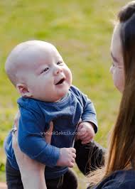 Three years ago I had the honor of capturing Jess + Mitch as they exchanged  vows. Recently, I was blessed with the opportunity to meet their newest  member of the family. ♥