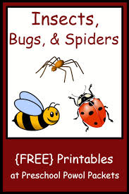 Insect Bug Spider Themed Free Preschool Printables Insects Preschool Free Preschool Printables Preschool Printables